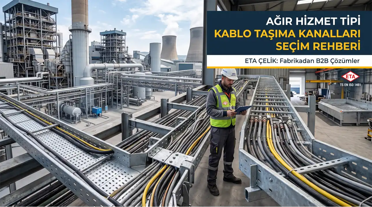 Ağır Hizmet Tipi Kablo Kanalı